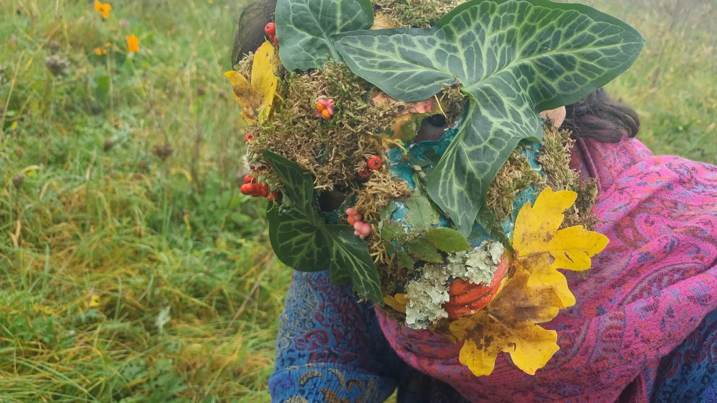 Atelier masque en papier mâché